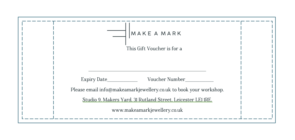 Make A Mark Jewellery Gift Voucher